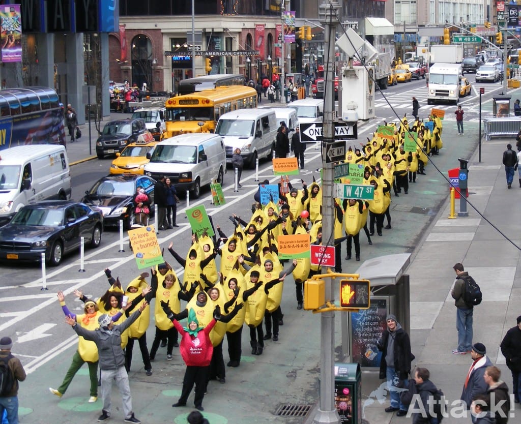 Banana Parade Promotes Jamba Juice Kids’ Meals Event Marketer