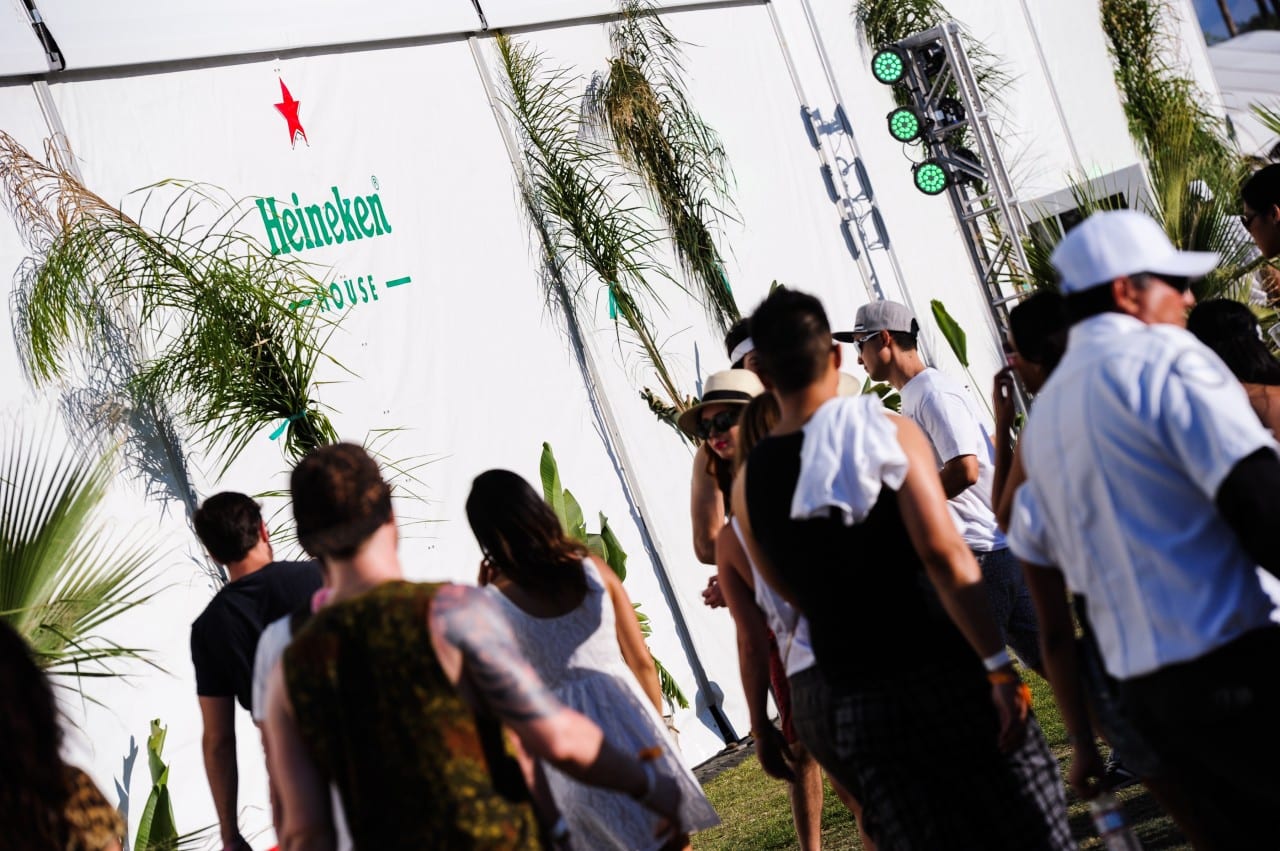 Heineken House Experience at Coachella Event Marketer