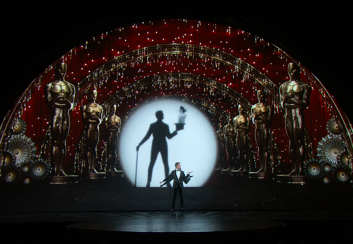 2015 Oscars stage production elements