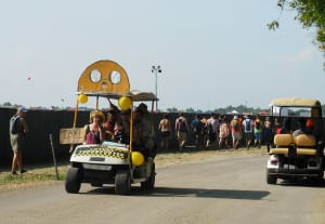 Bonnaroo Tour - Golf Cart Taxis