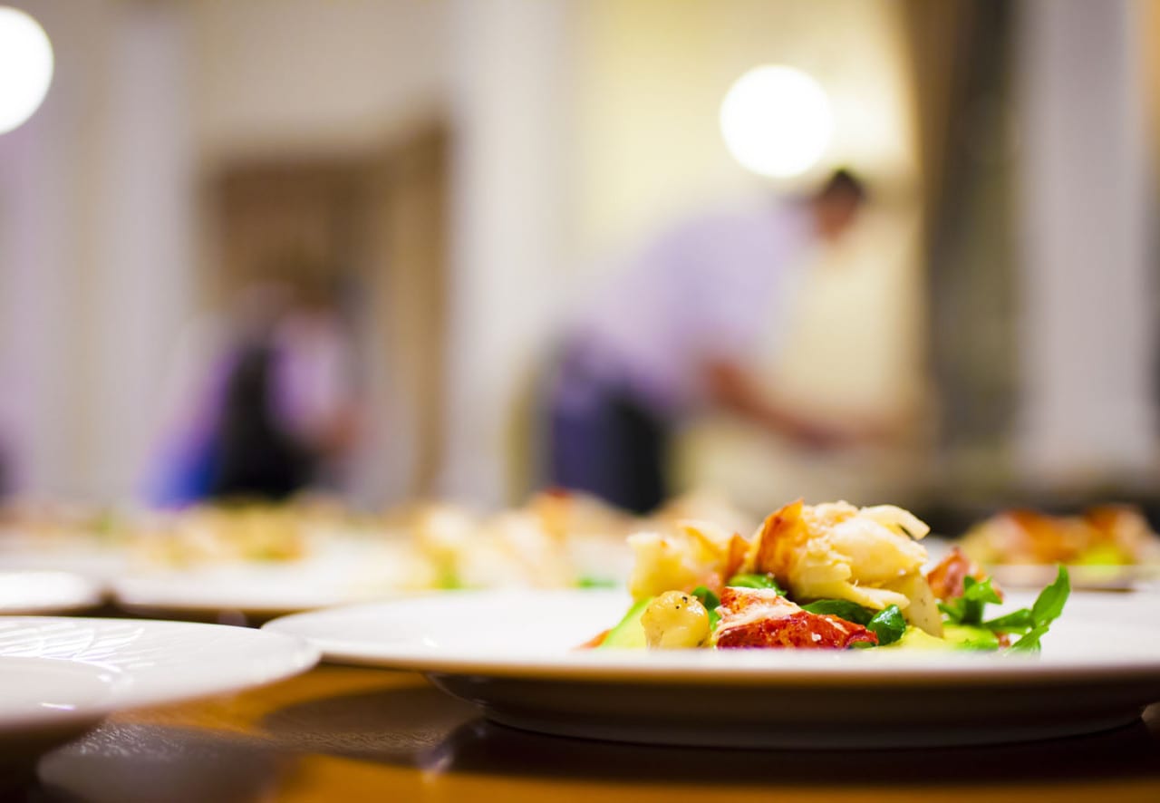 Conference Food Stock Image