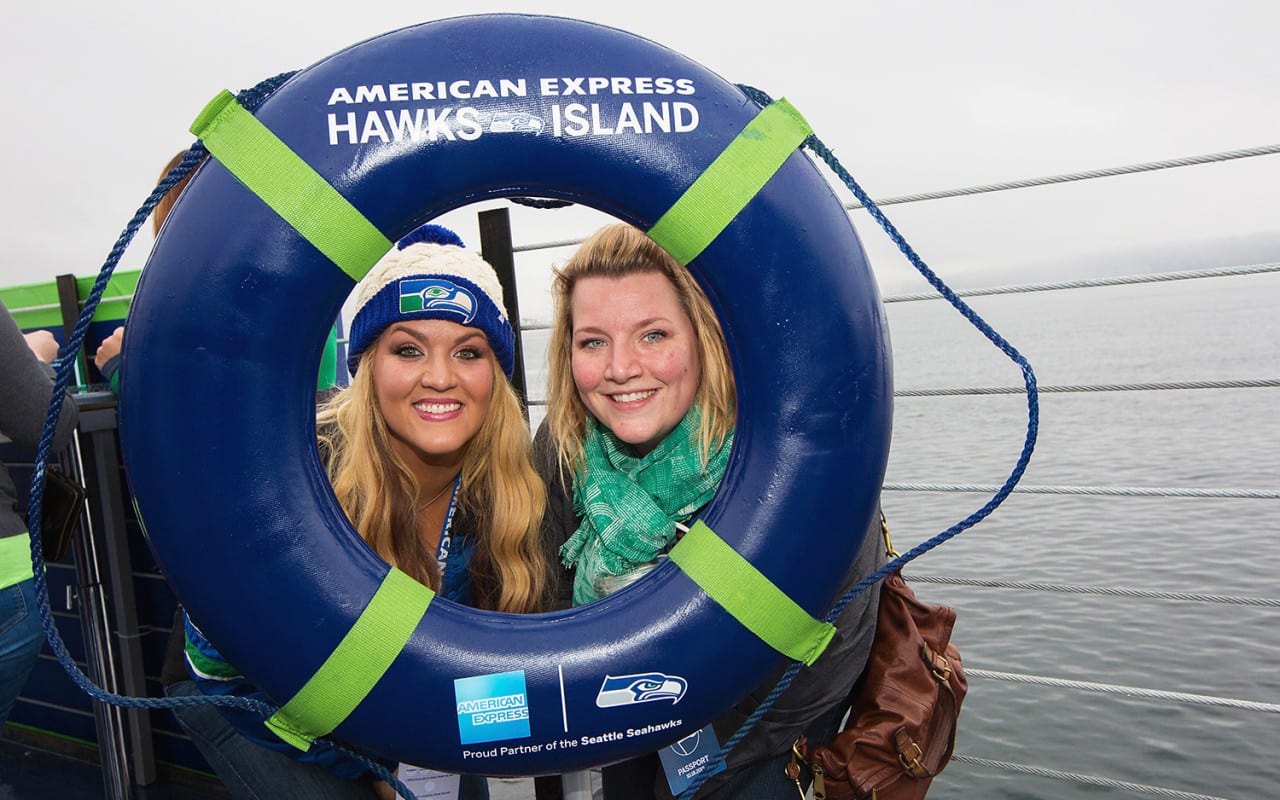 American Express Activates Hawks Island for Seattle Football Fans