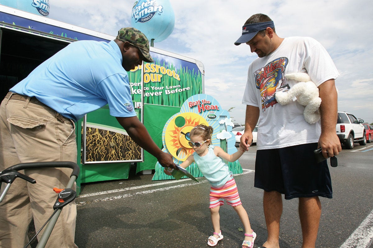 Scotts Water Smart Grows Customers with Retail Tour Event Marketer