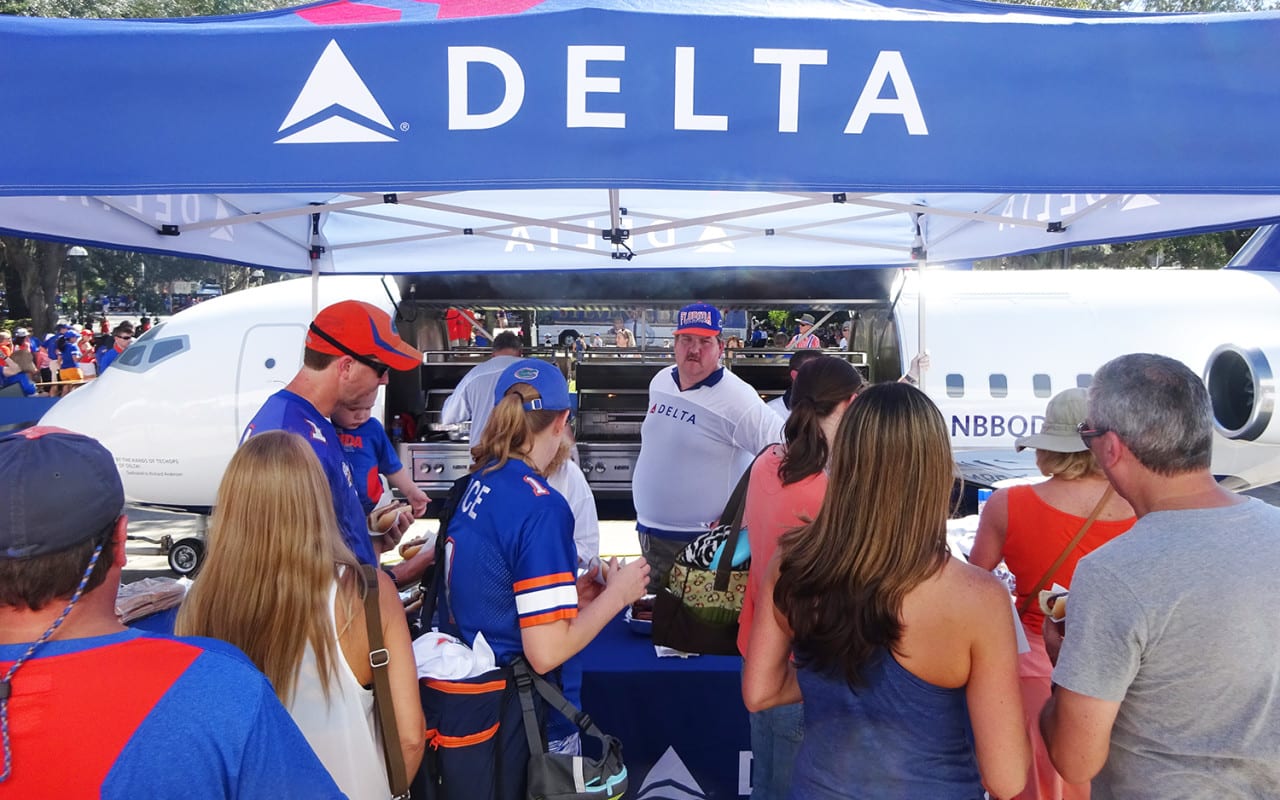 The Delta Celebration Grill Flies to College Campuses