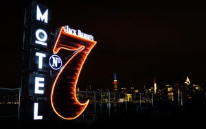 Jack Daniel's Motel 7 Lighted Sign