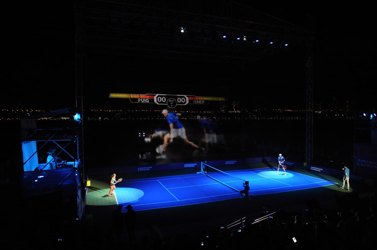 American Express Rally on the River: Inside the First-Ever Hydro-Interactive Tennis Experience