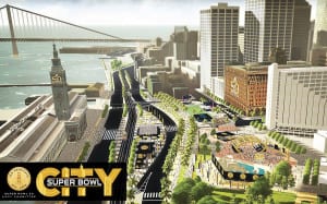 SuperBowl 50 green rendering