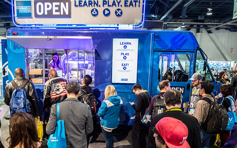 American Express OPEN Food Truck at CES 2016