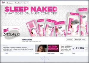 Swisspers Sleep Naked Campaign