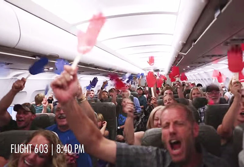 Inside JetBlue's Reach Across the Aisle Stunt