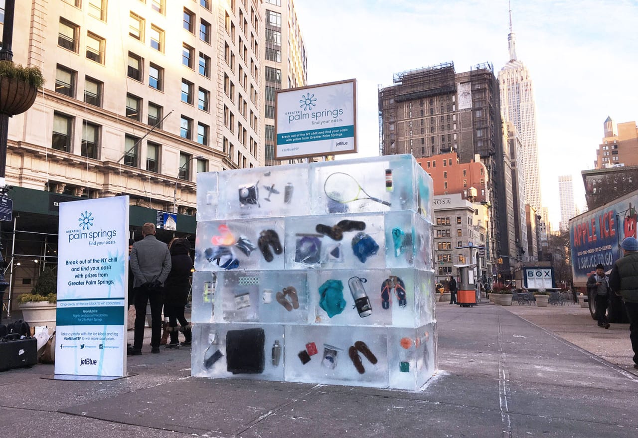 Palm Springs Stages the Ultimate Ice Breaker in New York City