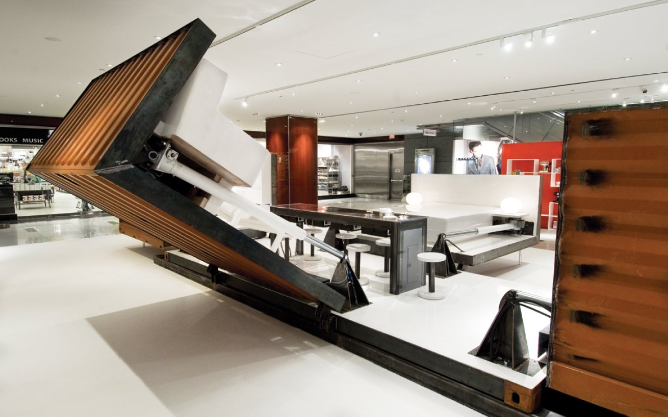 Illy Promotes Espresso Machine with a Modular Home Event Marketer