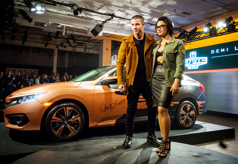 Demi Lovato and Nick Jonas to Headline 15th Anniversary Honda Ci