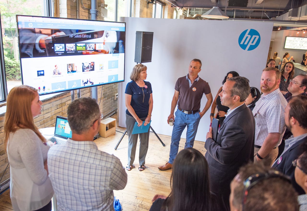 HP Highlights its Print Security Solutions with an ’80s-Themed Training Event