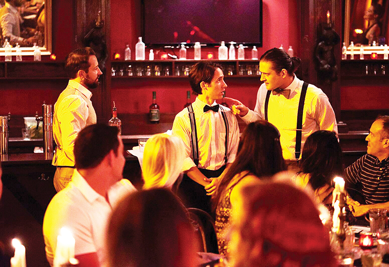 Guests were transported back to the Cock’n Bull—the bar where the Moscow Mule was invented.
