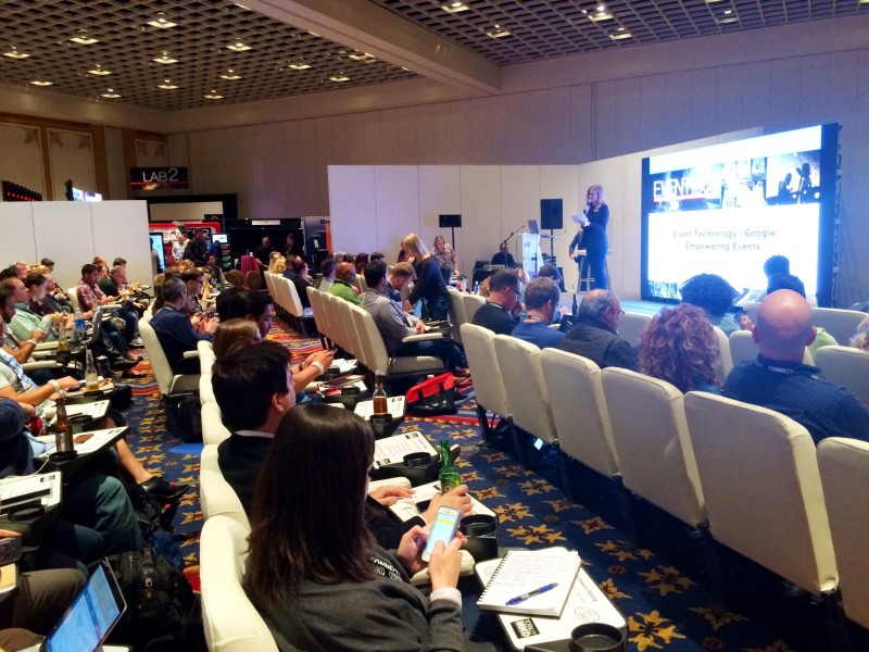 More than 150 attendees joined us for a final "super session" featuring Google's event technology manager in the campus to close out EventTech.