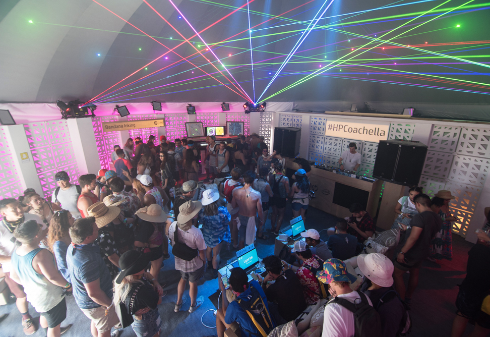 HP Invites Millennials to Create, Reinvent and Share at Coachella