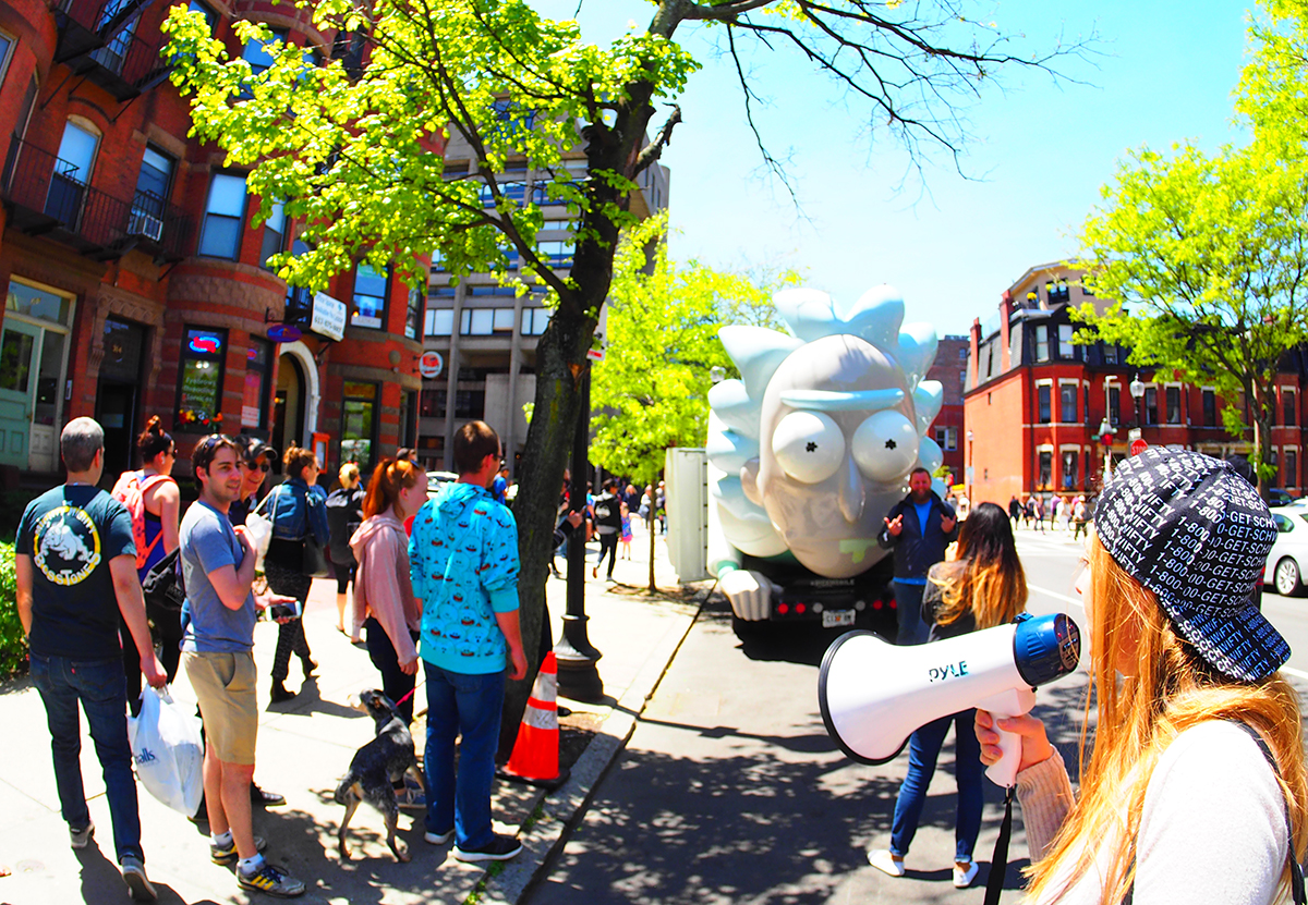 Adult Swim’s Eye-Catching Rickmobile is a Traveling Pop-Up Shop