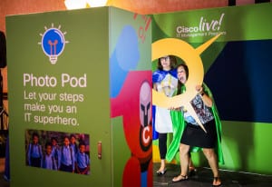 Cisco Live 2017_superhero photo op