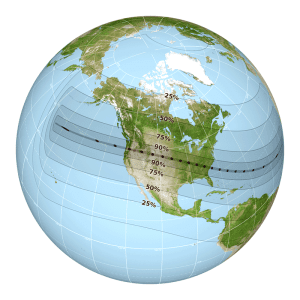 Brands are taking advantage of the "Path of Totality" for the Aug. 21 total solar eclipse, pictured here. (Image Courtesy: NASA)