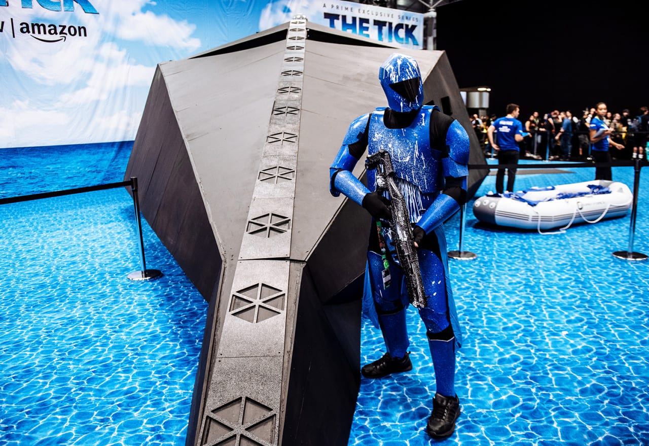 Fans of Amazon Prime Video’s "The Tick" Engage With a Sassy, AI-Powered Watercraft at New York Comic-Con