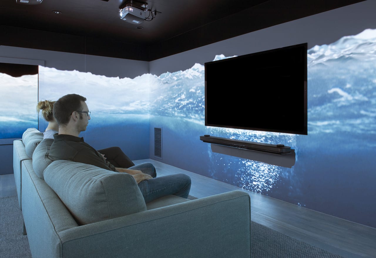 LG's Cinema House Combines Entertainment and Comfort