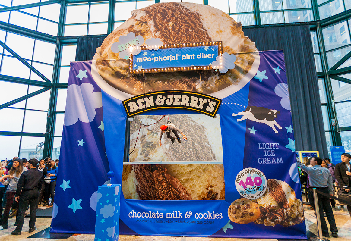 Stunts: Ben & Jerry's Creates a Human 'Claw' Arcade Game to Sample a New Product