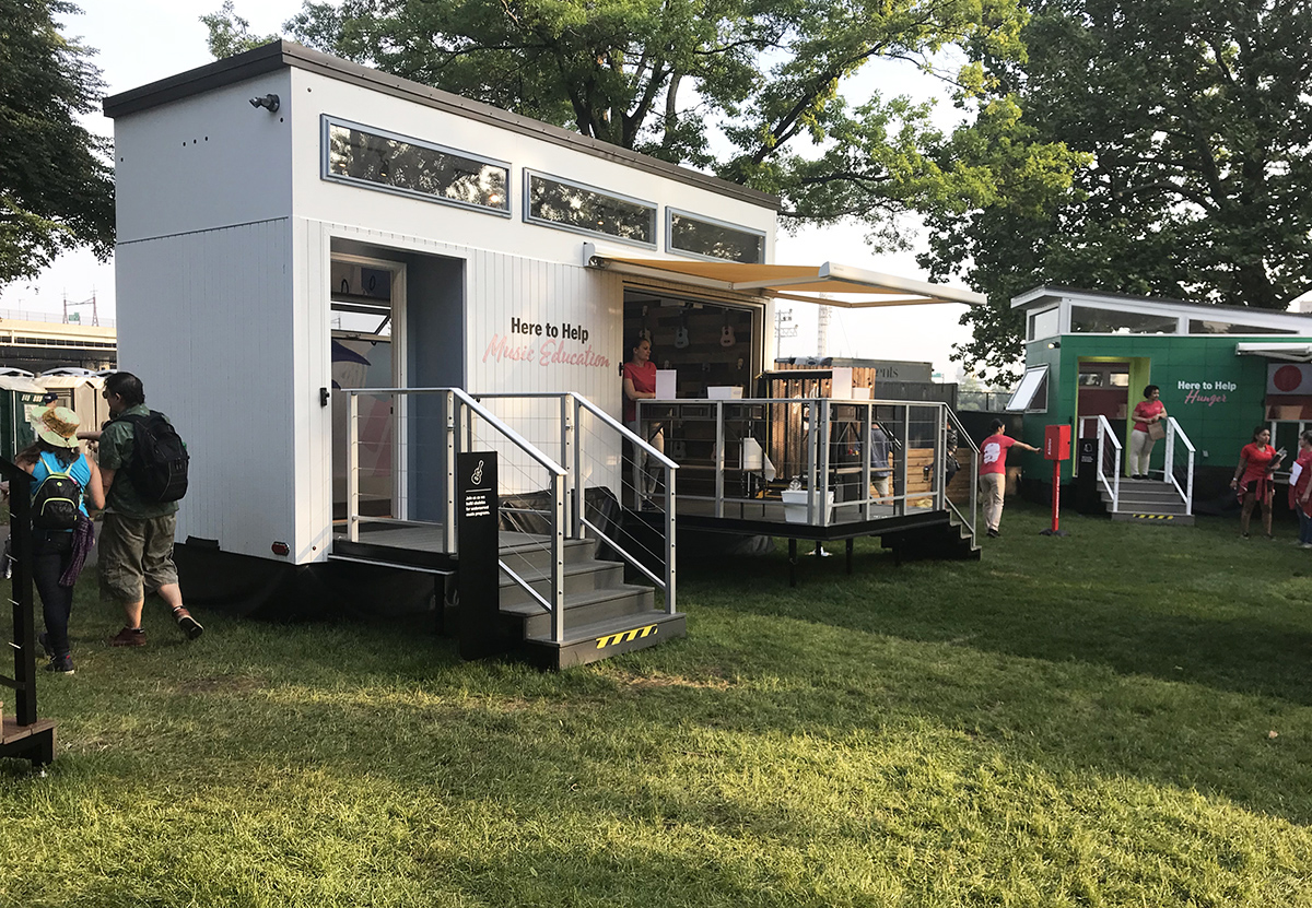 State Farm Activates a 'Neighborhood of Good' of Tiny Houses at Governors Ball