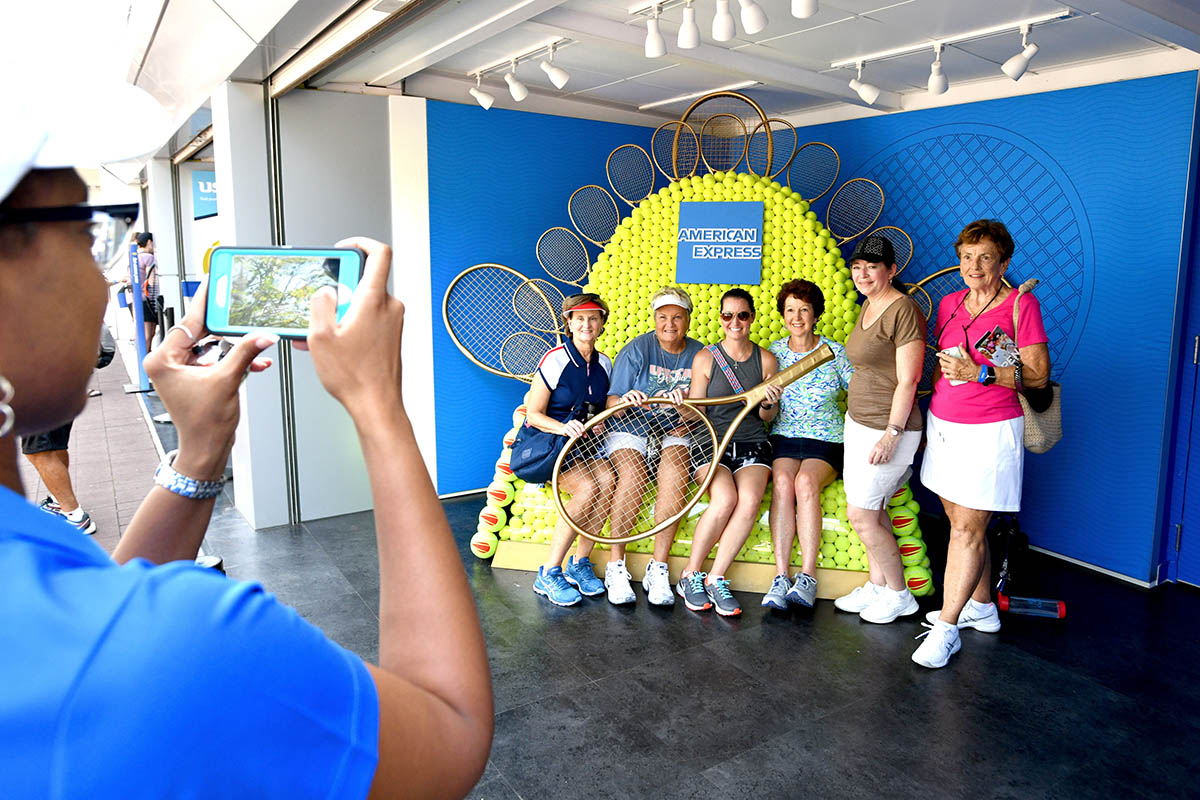 Amex at the 2018 US Open AR, Lounges and a Wearable