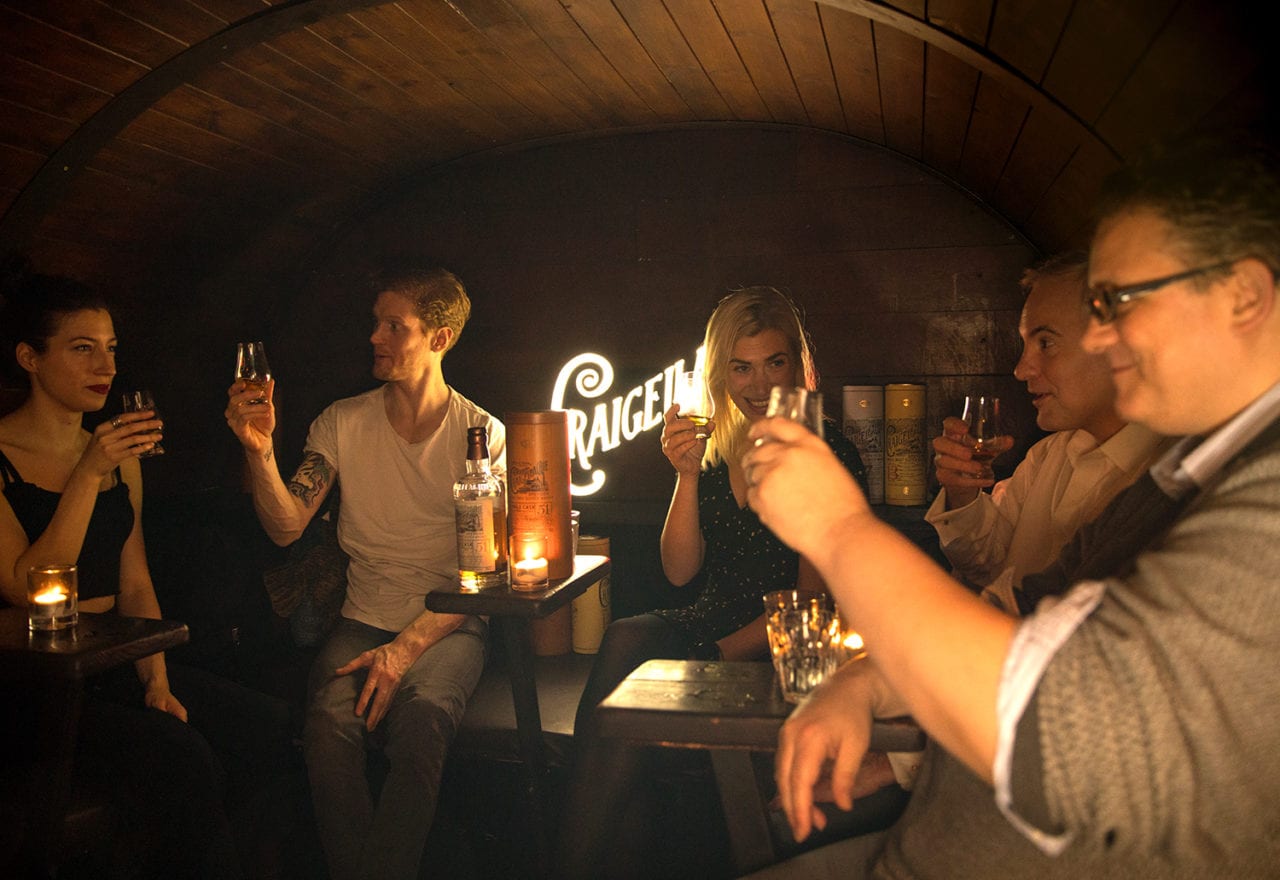 Craigellachie Serves Free Samples of its Prized Single Malt Scotch Inside a Traveling ‘Tiny Bar’
