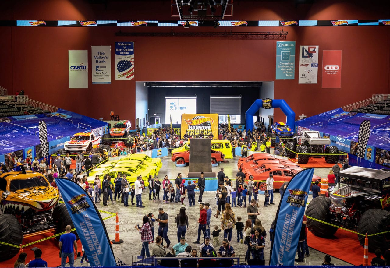 monster truck hot wheels show