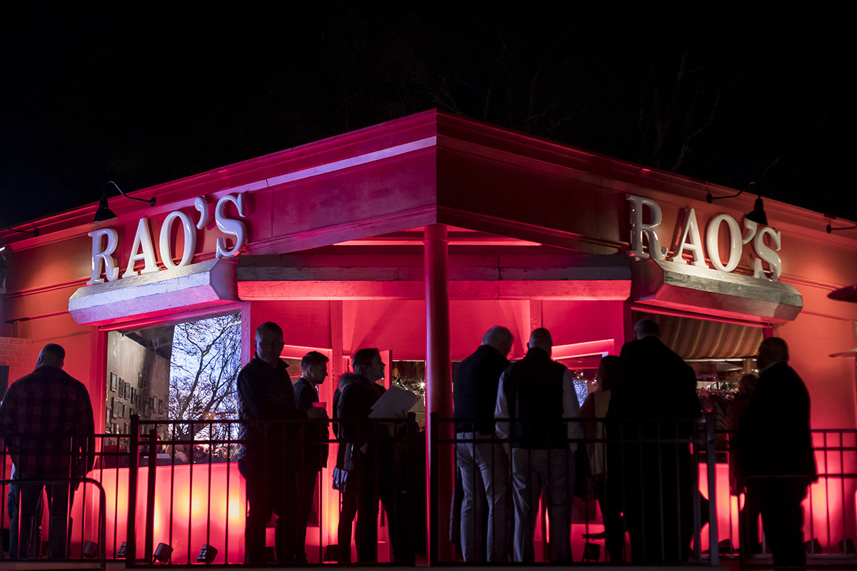 Famous Rao's Restaurant Pops Up with Wheels Up for Super Bowl Dinner Events