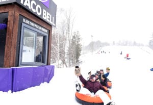 Taco Bell Canada Creates a 'Slide-Thru Window Activation for Tubers in Toronto