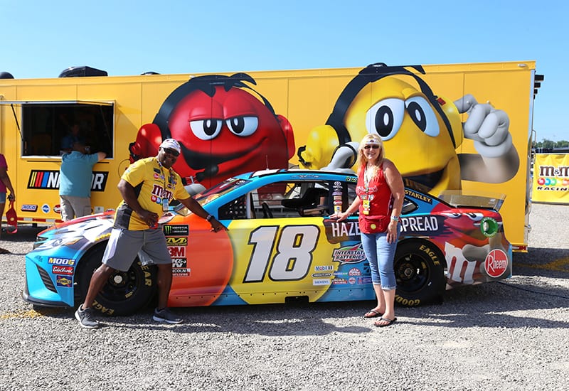 m&m nascar