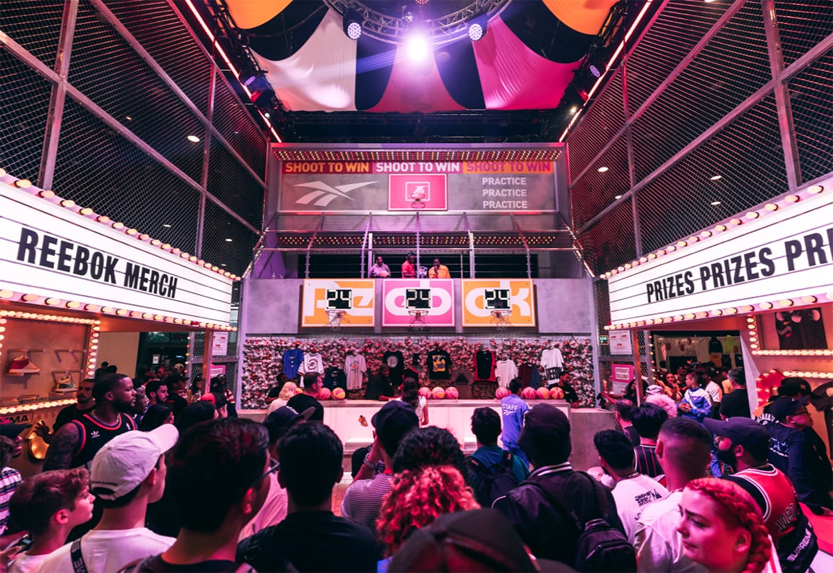 Reebok Scores Dwell-time at ComplexCon with a Carnival-Inspired Booth