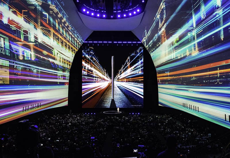 Launch Events Lighting Design Ideas from Samsung Unpacked Event Marketer