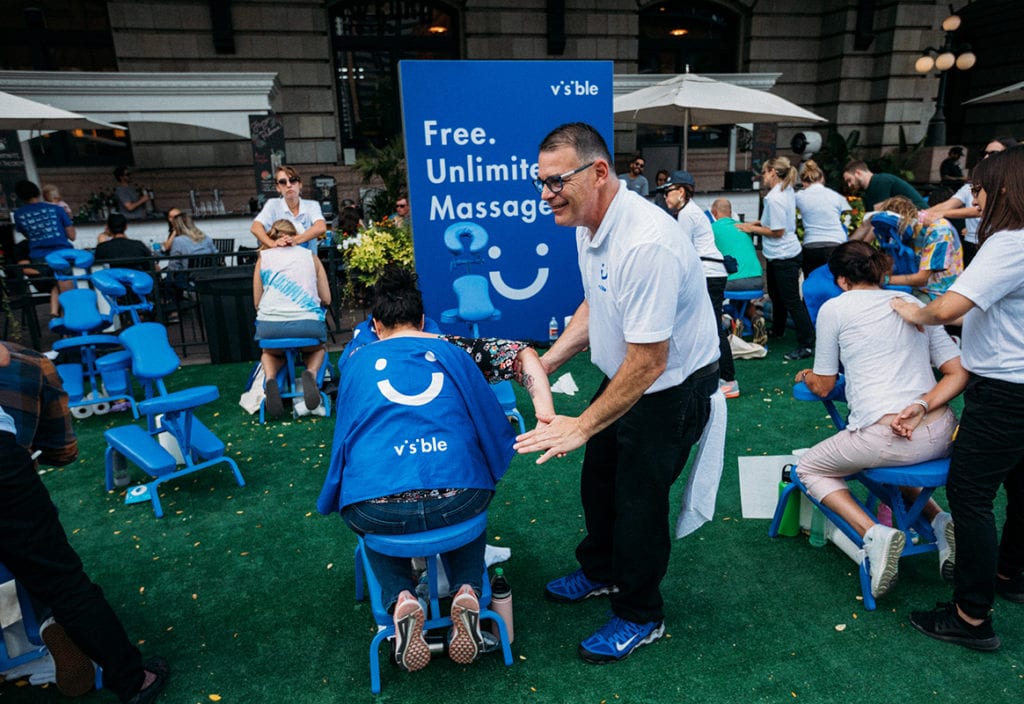 Visible Free Massages Stunt