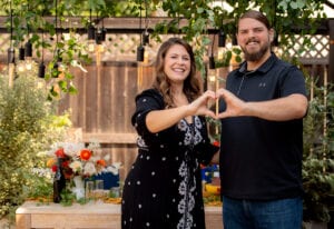 Chase Southwest Jessica & Trevor heart hands - Photo by Crystal Lynn Collins