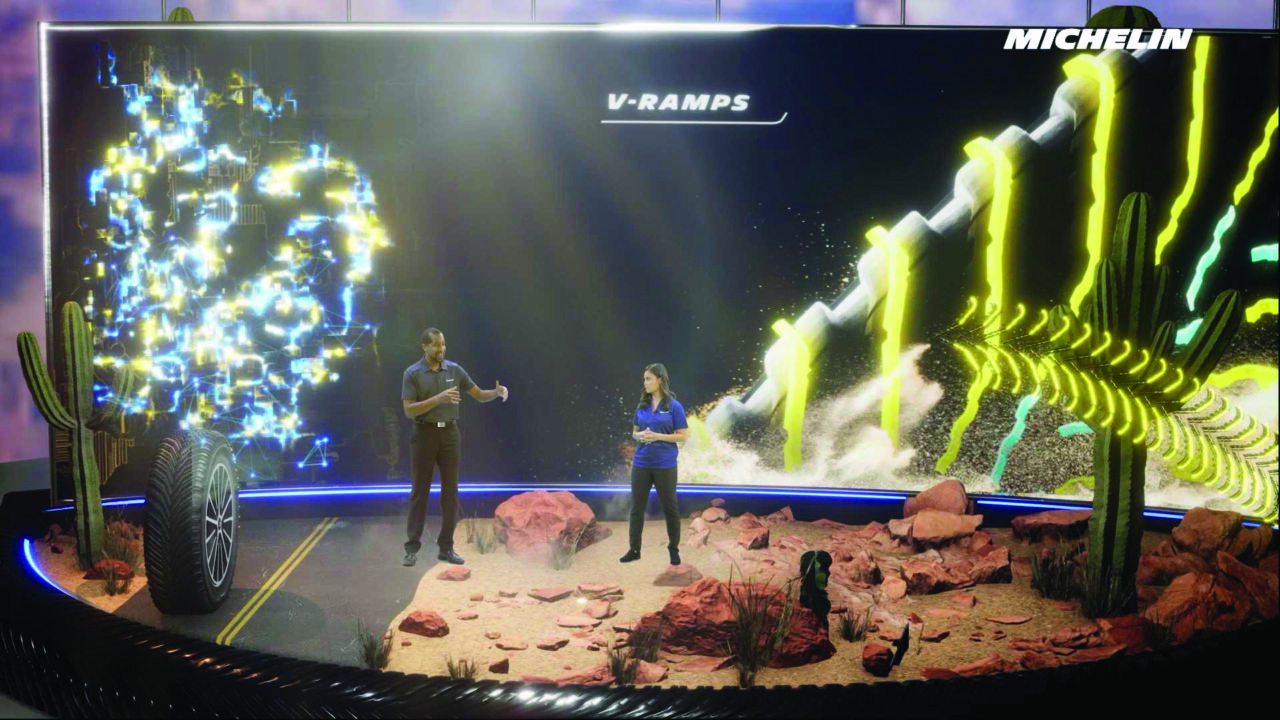 Michelin Adds Drama to its Virtual Product Launch with AR and a Dynamic 3D  Set - Event Marketer