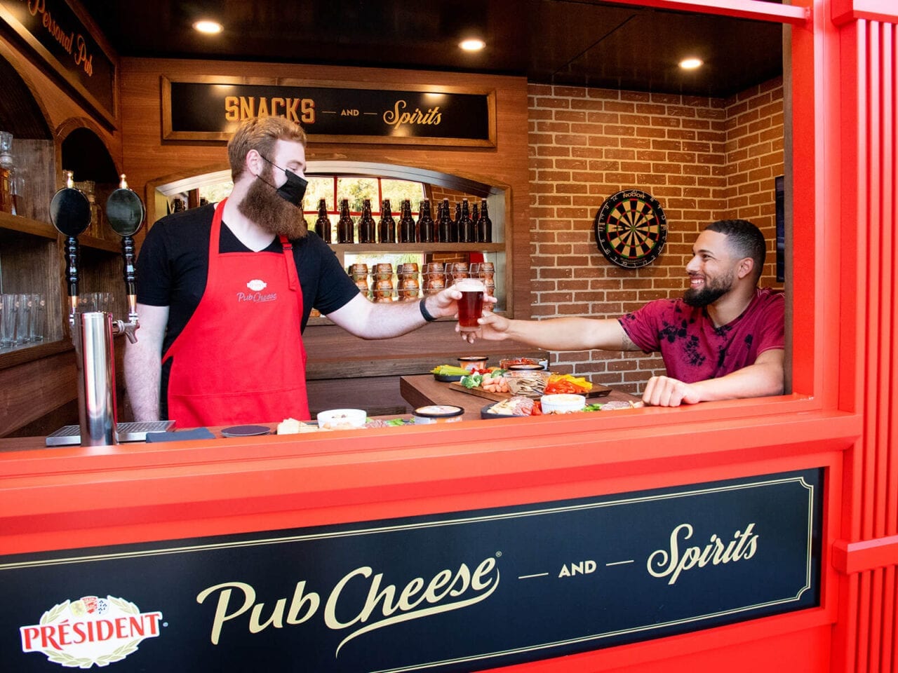 Sampling Strategies: President Pub Cheese tiny pub