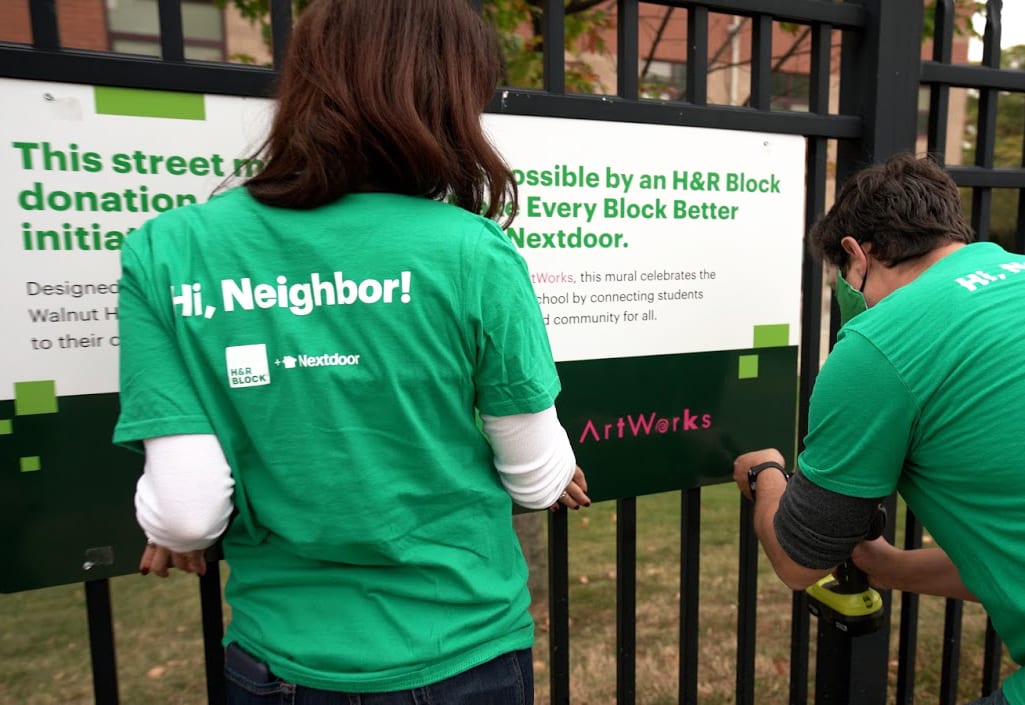 H&R Block Nextdoor Cause Marketing Volunteers