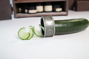 cucumber inside a cucumber spiralizer HBO The Nevers