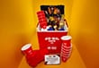 buffalo wild wings mail kit with solo cups and swag inside a cooler