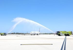 Clear Day of Families 2021_5_airplane water cannon salute