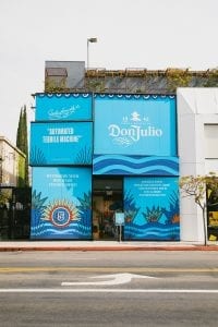 Don Julio Celebrates a Modern Cinco de Mayo pop-up storefront blue