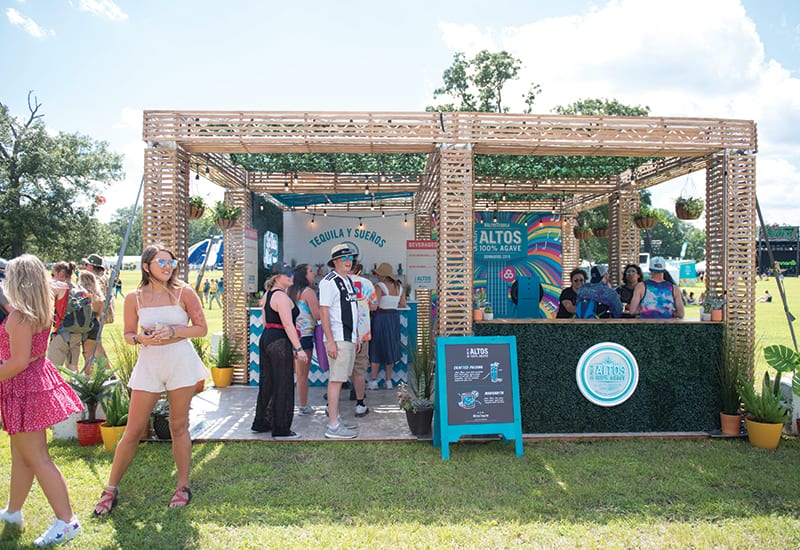 Bonnaroo_ALTOS Tequila 108_ activating outdoors