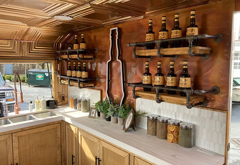 Amaro Montenegro Bar Monte 2021_inside the trailer