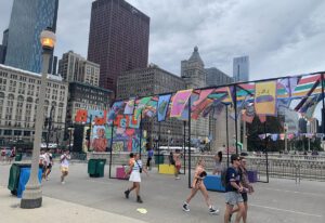 Walking in - Skyline Lollapalooza 2021