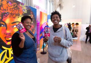 Amazon Prime_Harlem 2022_attendees with mural