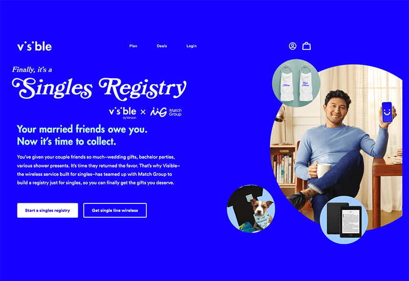 Visible Singles Registry 2022_landing pg